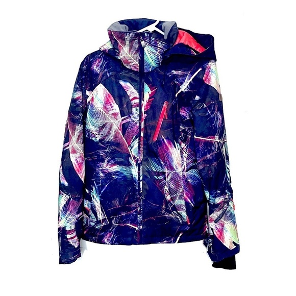 Roxy Navy Ski Jacket - Picture 1 of 8